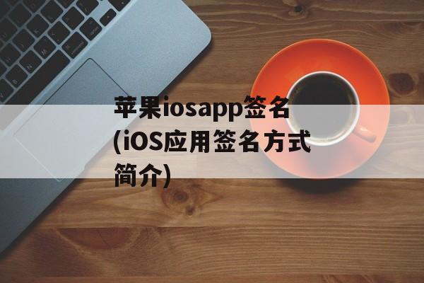 苹果iosapp签名(iOS应用签名方式简介)