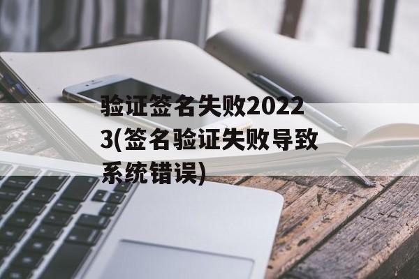 验证签名失败20223(签名验证失败导致系统错误)