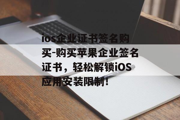 ios企业证书签名购买-购买苹果企业签名证书，轻松解锁iOS应用安装限制！ 