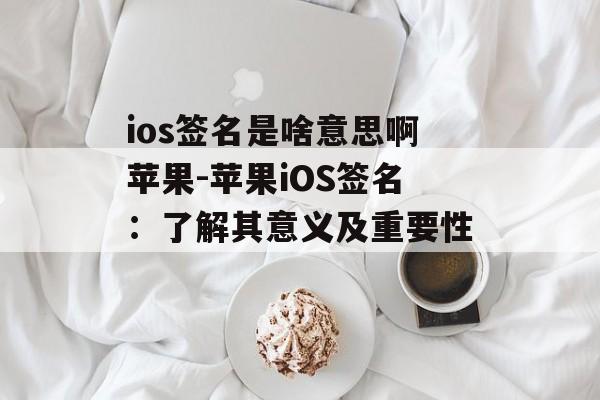 ios签名是啥意思啊苹果-苹果iOS签名：了解其意义及重要性 