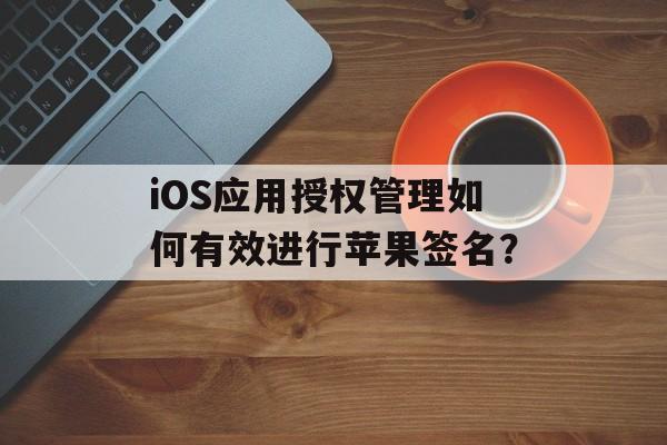 iOS应用授权管理如何有效进行苹果签名？