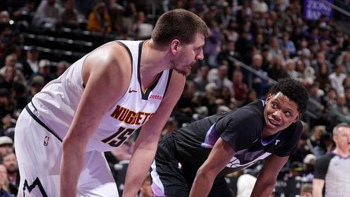 [腾讯全场集锦]🏀掘金险胜爵士 穆雷45+8 约基奇22+12 小乔治空砍36分