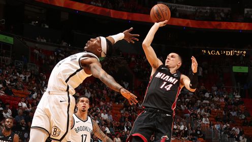 [腾讯原声集锦]🏀热火送篮网9连败 阿德巴约23+9+6断 希罗22分 小波特17中3