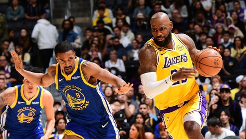 [腾讯原声集锦]🏀湖人力擒残阵勇士 詹姆斯20+7+10&肯纳德首秀10分 东库缺阵