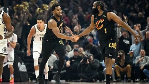 [腾讯全场集锦]🏀骑士7人上双轻取篮网迎6连胜 哈登16+9 米切尔17+5