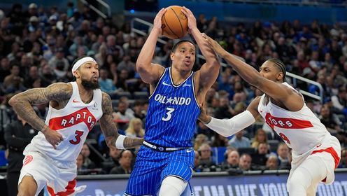 [腾讯原声集锦]🏀魔术4人20+击退猛龙 贝恩32分 英格拉姆空砍35分 巴恩斯19+9
