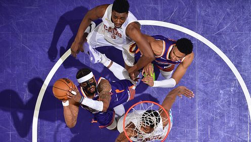 [腾讯全场集锦]🏀太阳23记三分终结骑士5连胜 狄龙27分 格林复出 米切尔16+6